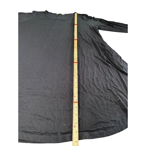 Black Long-Sleeve A-Line Tunic Dress By JollieLovin Plus Size 3X Flowy Fit - Picture 10 of 10